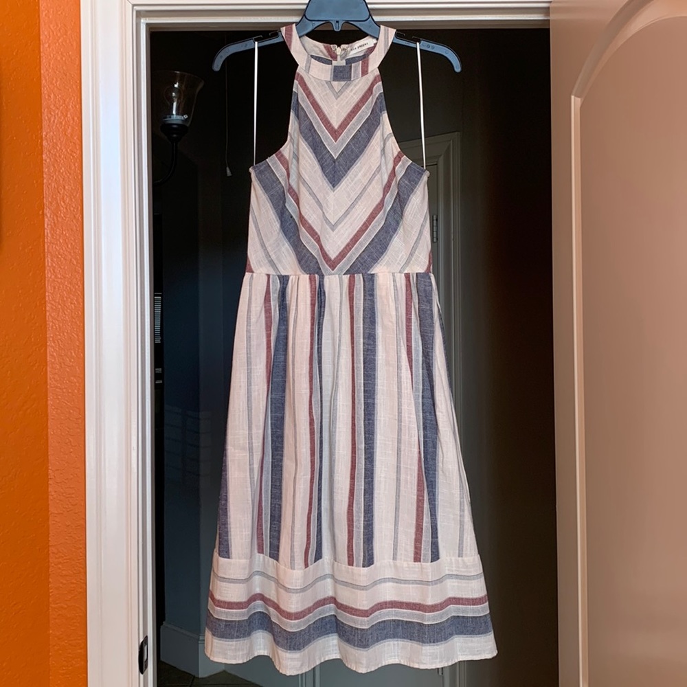 High Neck mini Dress